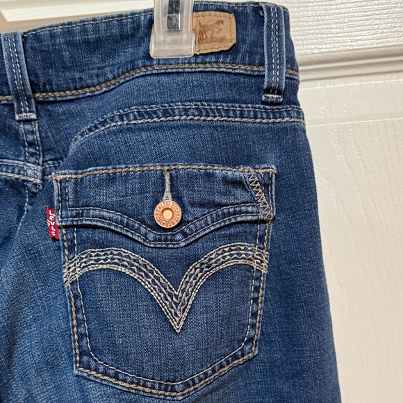 Levi's Dark Blue Women's Boot Cut Jeans - Picture 3 of 3